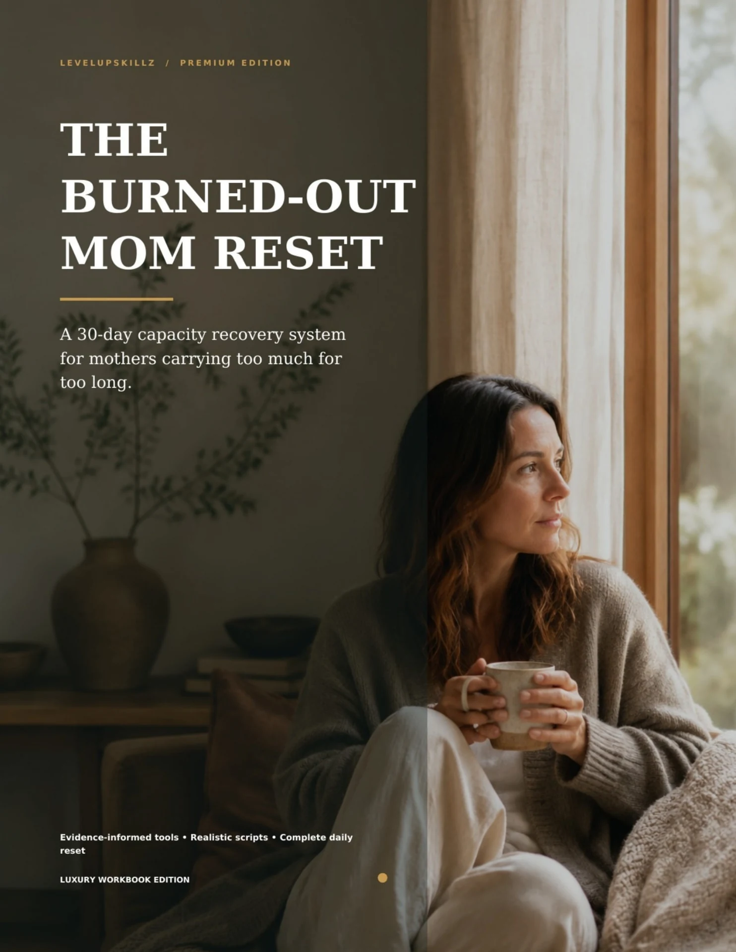 Cover of The Burned-Out Mom Reset workbook